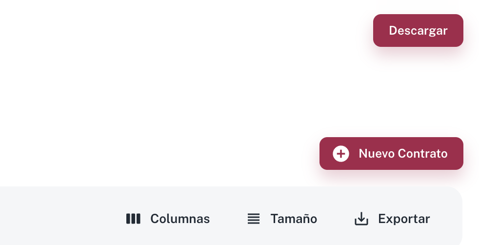 Descargar genera el informe de proveedores en PDF; Exportar descarga la tabla en CSV