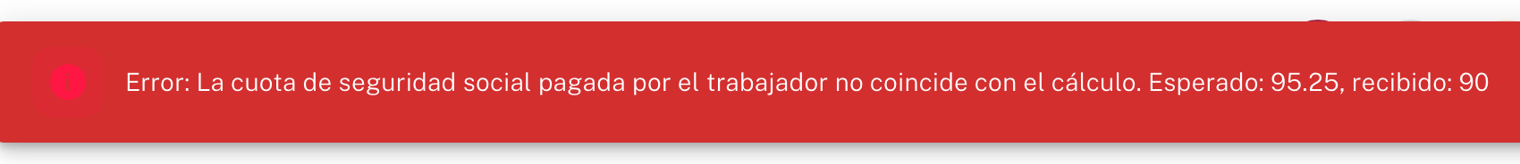El aviso rojo trae los dos números: el que esperaba y el que escribiste